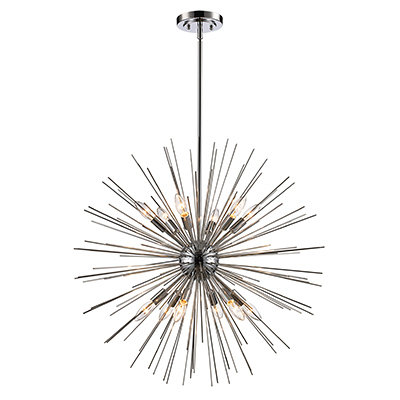 Trans Globe Lighting MDN-1453 PC Collina 29" Indoor Polished Chrome Industrial Pendant